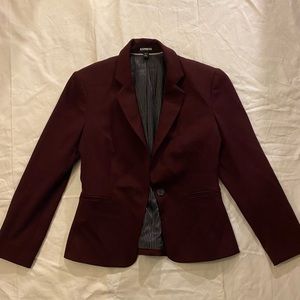 Express Women’s Burgundy Blazer
